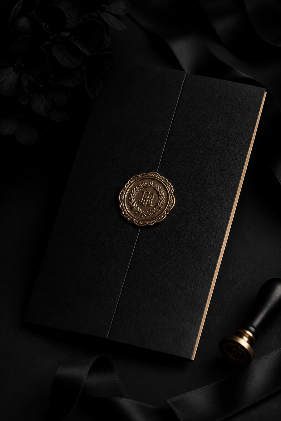 Black Tie invitation theme preview
