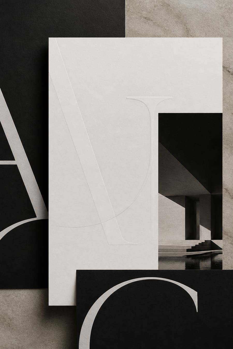 Modern Editorial invitation theme preview